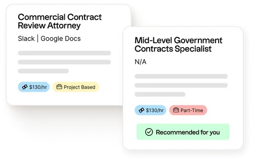 LawTrades interview scheduling or conversation handoff between client and lawyer